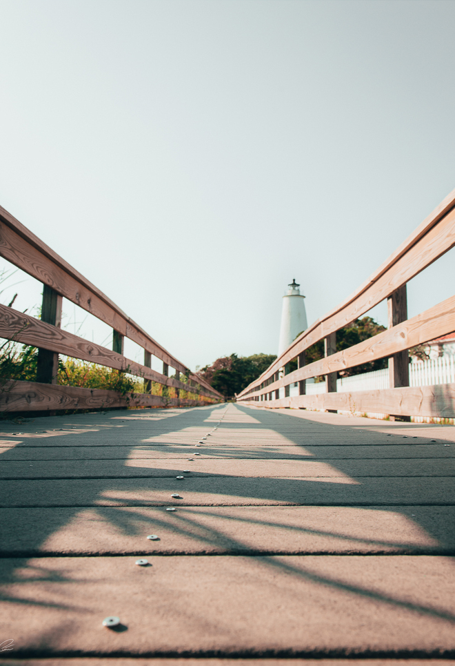 Boardwalk to Ocracoke Lighthouse