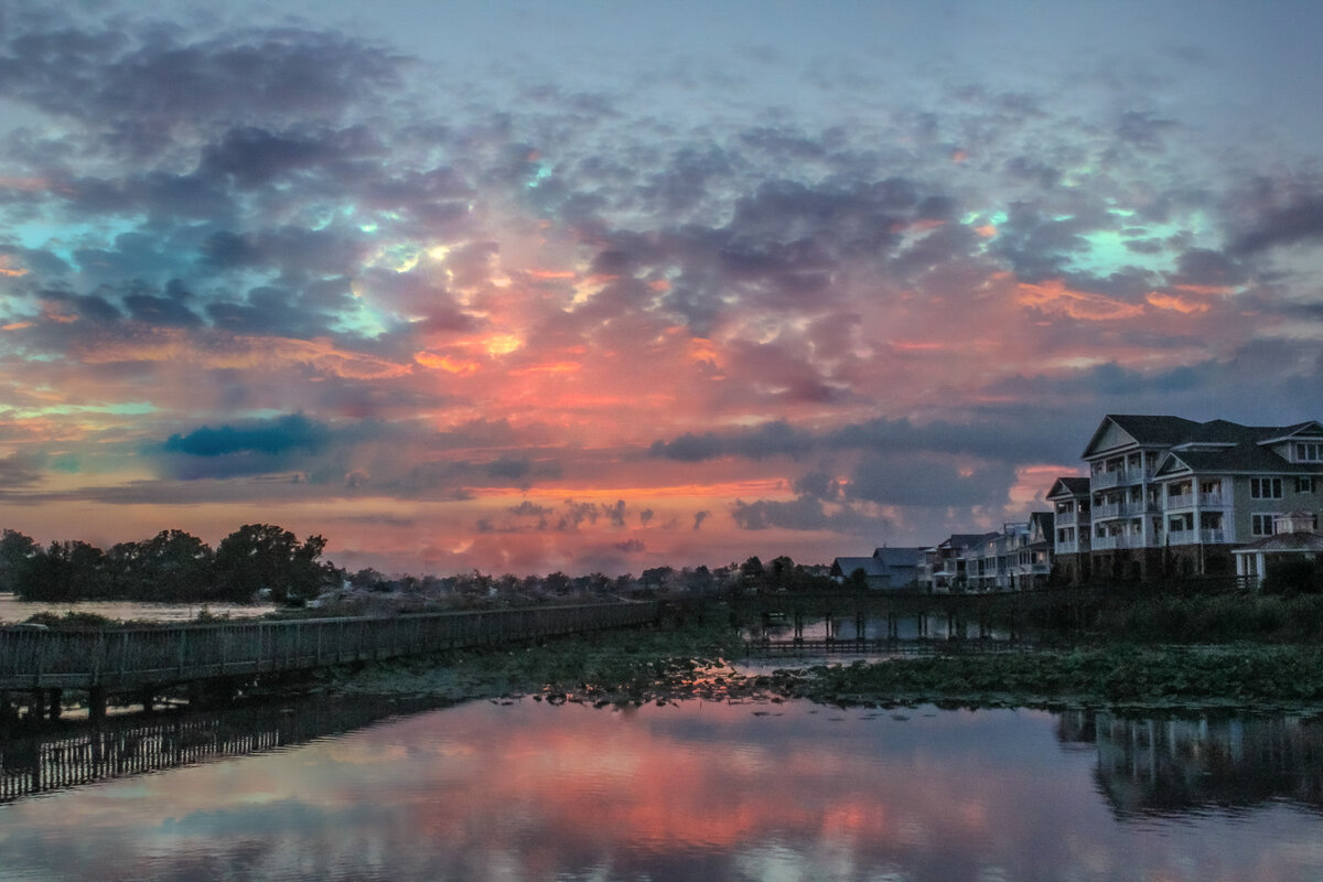 Marsh Sunset Reflections