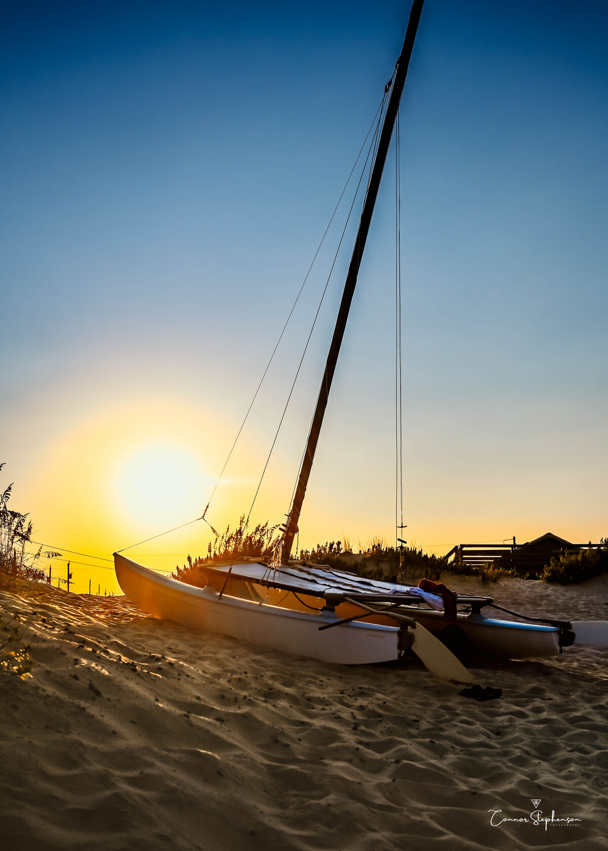 Catamaran at Sunrise