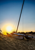 Catamaran at Sunrise