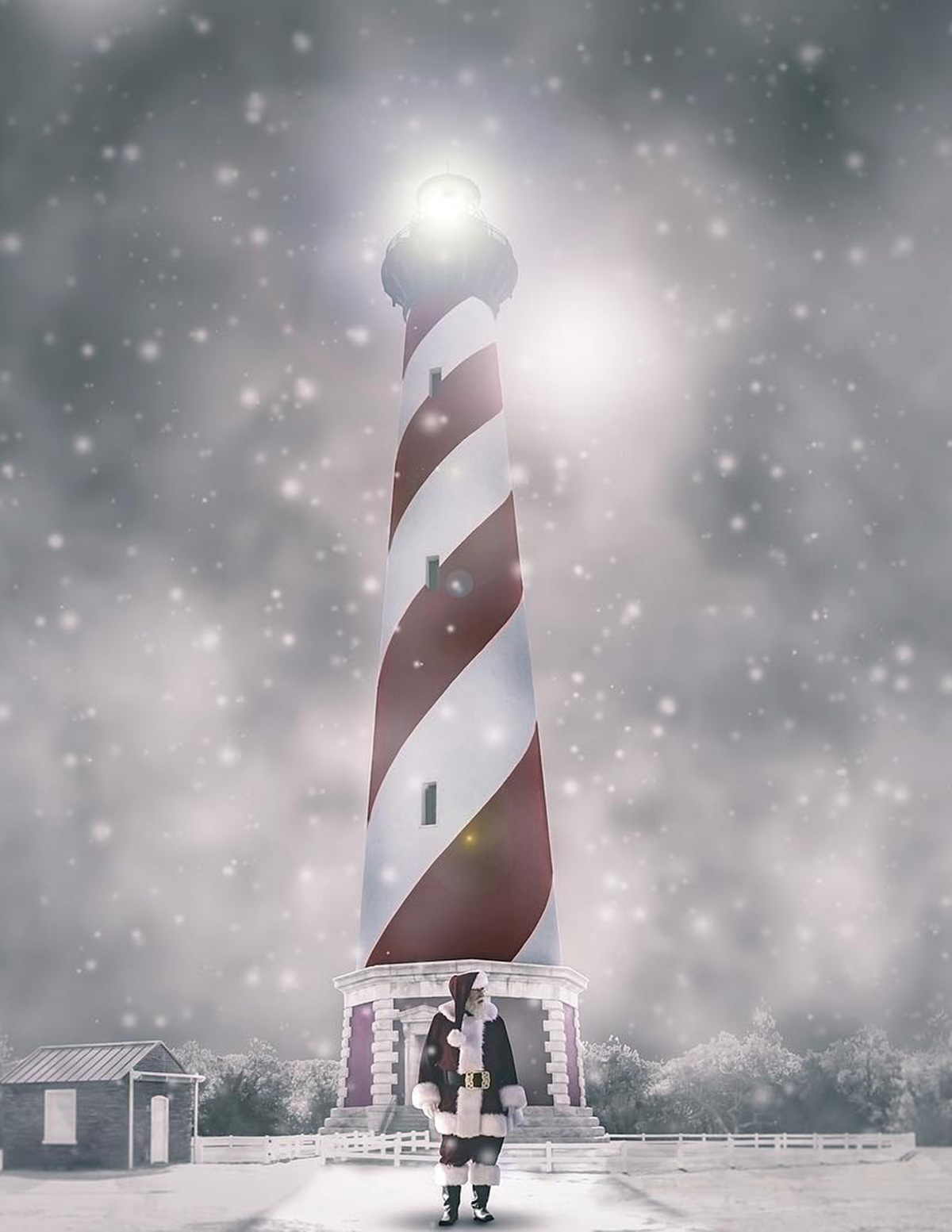 Cape Hatteras in the Snow