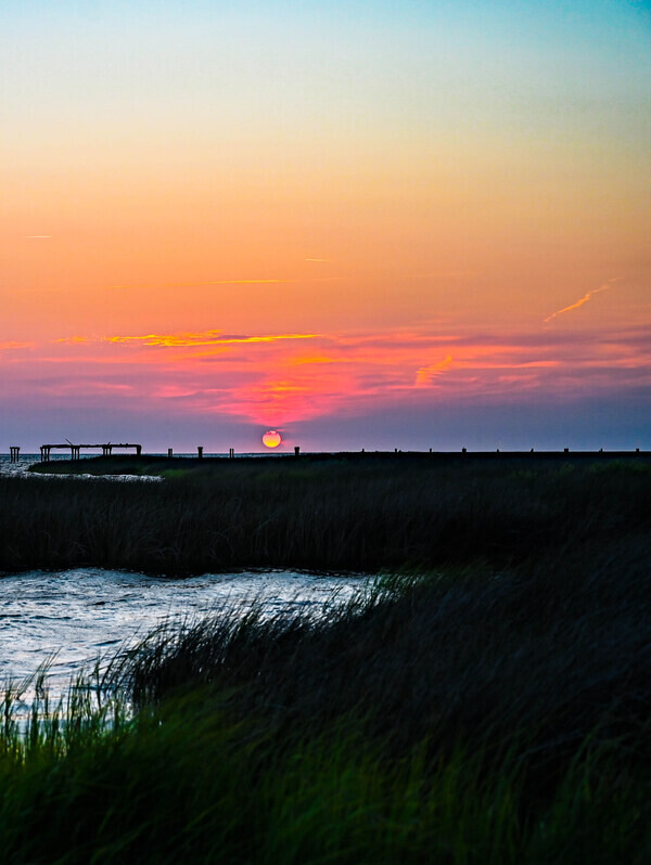 Sunset Over the Marsh