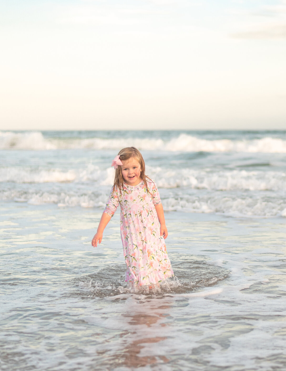 Girl in the Surf