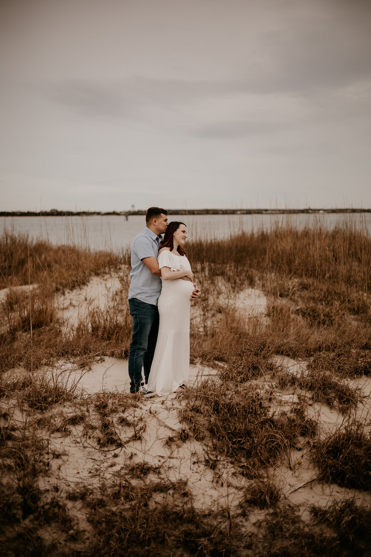 Waterside Maternity Portrait