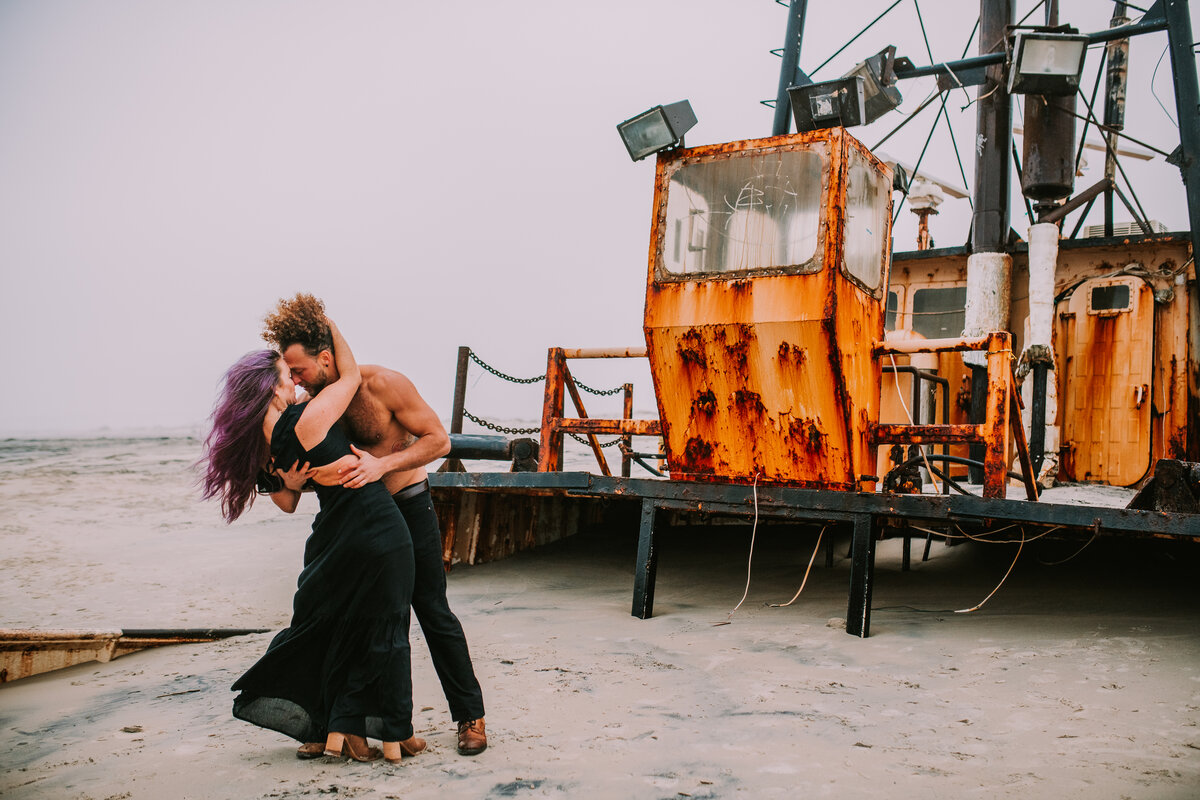 Beach Dance by the Wreck
