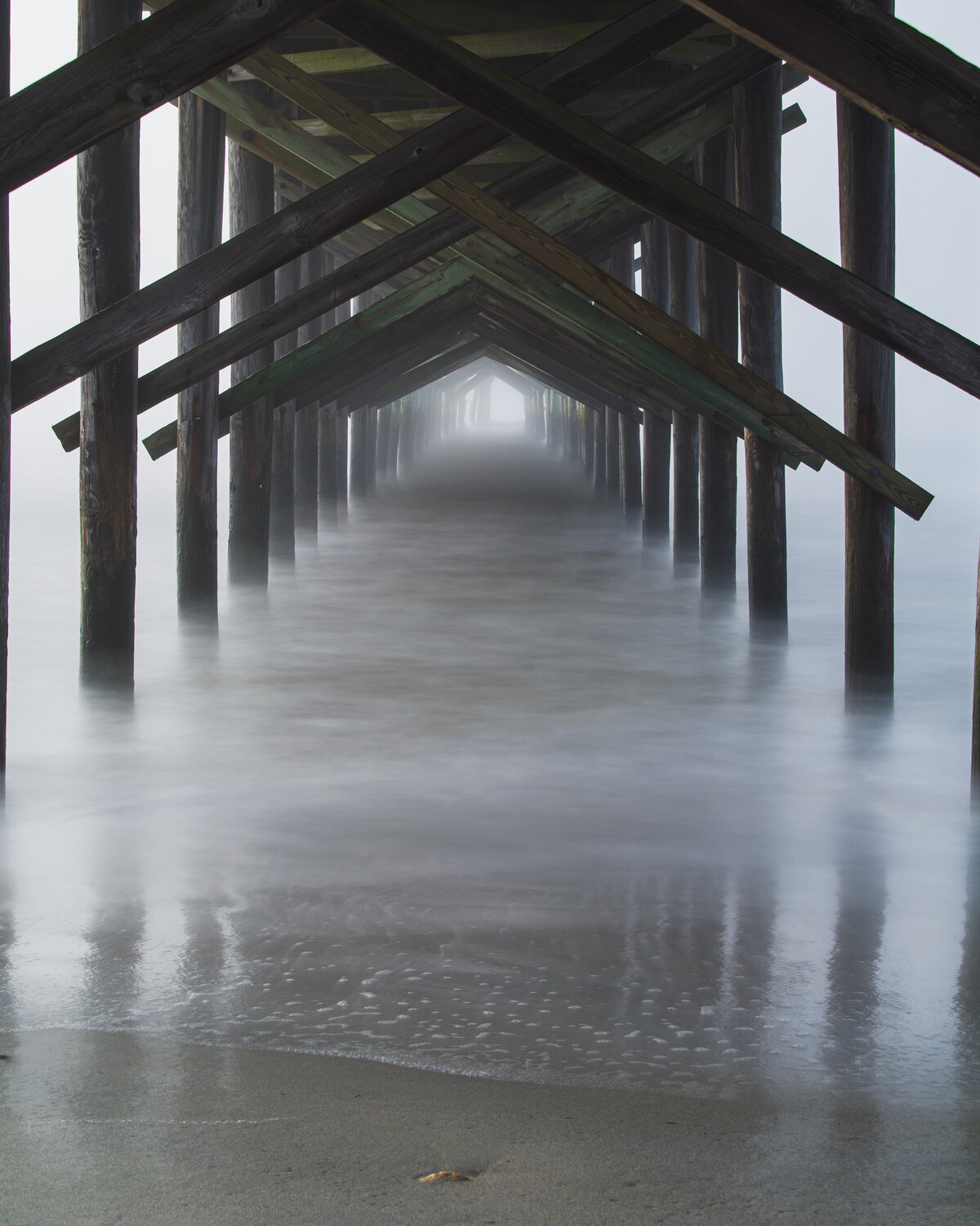 Foggy Pier Tunnel