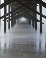 Foggy Pier Tunnel