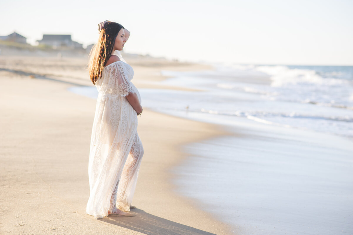 Maternity Walk on the Shore