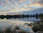 Sunset Clouds Over the Marsh