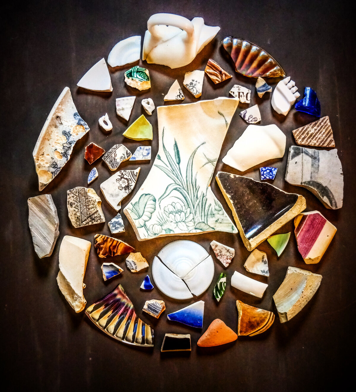 Sea Glass and Pottery Shards