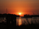 Boat at Anchor, Sunset