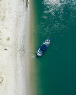 Anchored Off the Beach