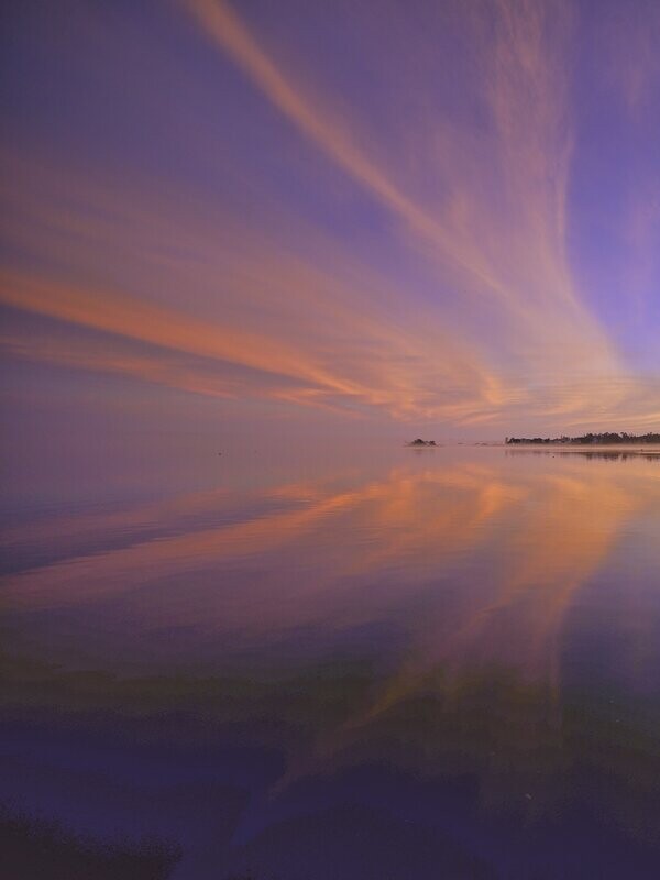 Fire Sky Reflection