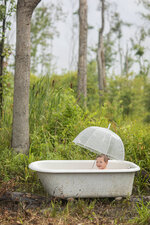 Bathtub in the Rain