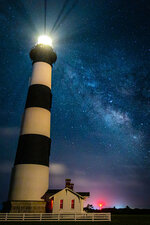 Bodie Island Lighthouse<br>Under the Milky Way