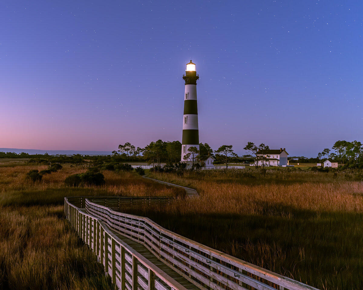 Bodie Island Lighthouse at Dusk