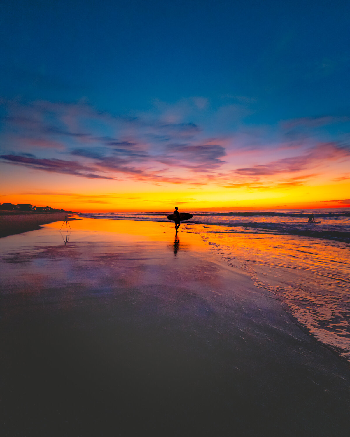 Surfer at Sundown