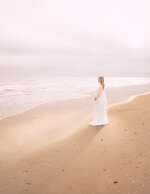 Maternity Portrait by the Sea