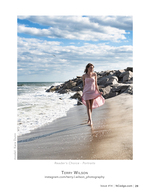 Pink Dress by the Rock Jetty