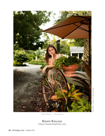 Garden Wagon Wheel Portrait