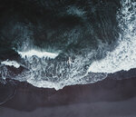 Lone Surfer from Above