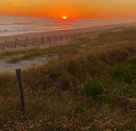 Fall sunset
